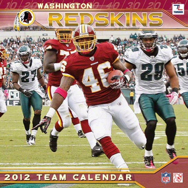 Washington Redskins 2012 Calendar: 12x12 Team Wall Calendar