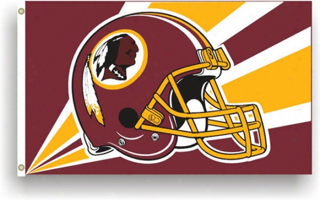 Washington Redskins 3x5 Helmet Flag