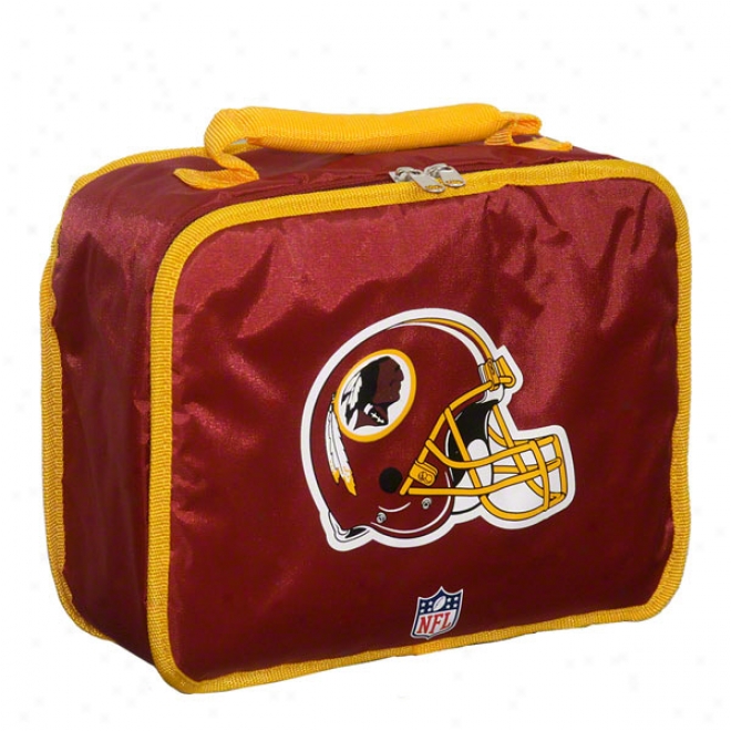 Washington Redskins Burgundy Lunch Box