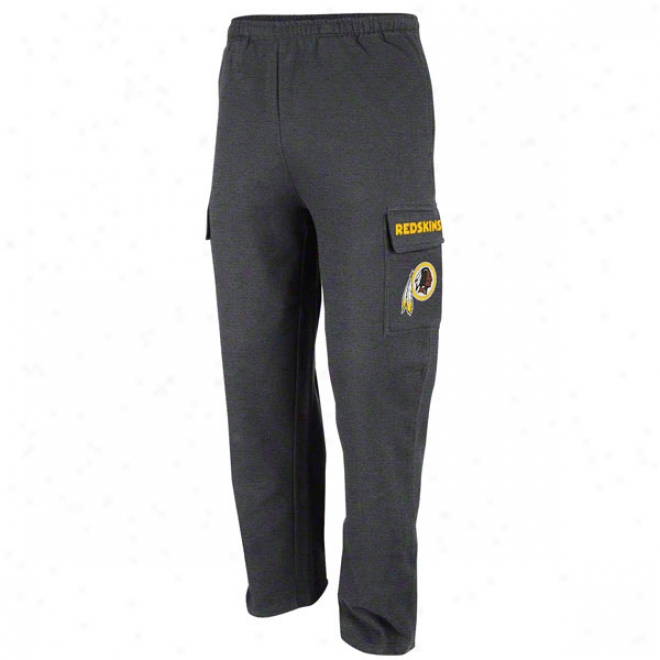 Washington Redskins Charcoal Classic Cargo Fleece Pants Ii