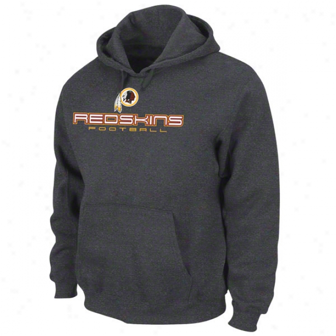 Washington Redskins Charcoal First And Goal Iv Hooded Sweatshirt