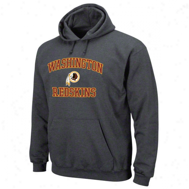 Washington Redskins Charcoal Heart And Soul Ii Hooded Swewtshirt