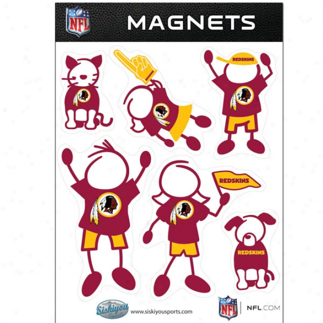 Washington Redskins Fammily Magnets