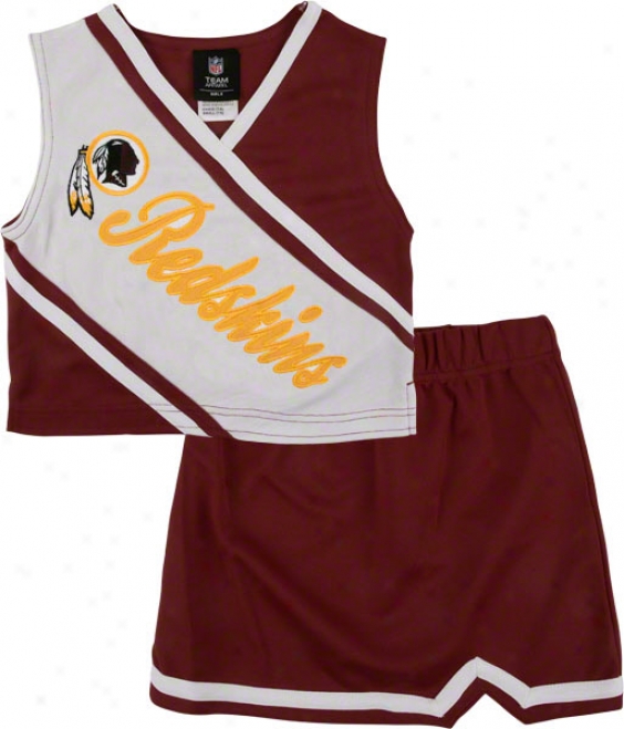 Washington Redskins Girl's 2-piece Cheerleader Set