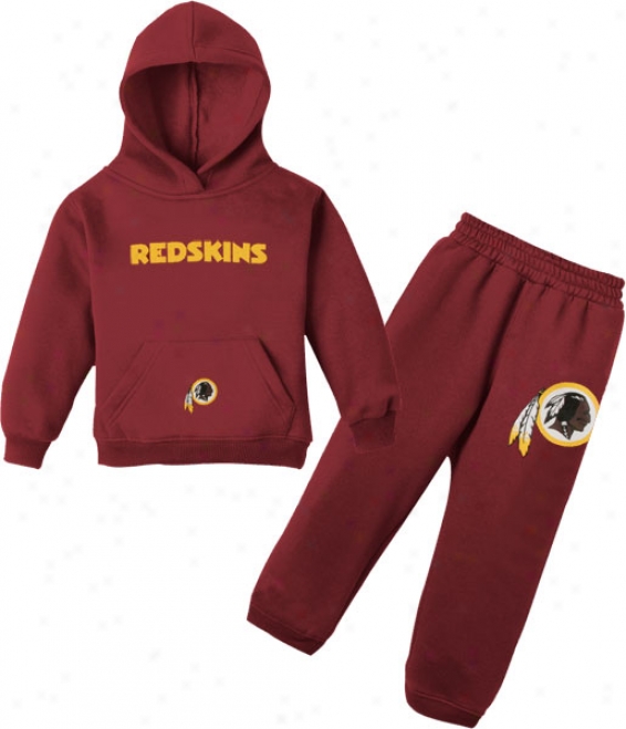 Washington Redskins Babe Fleece Hoodie And Pant Set