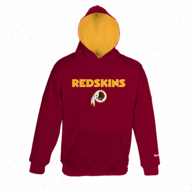 Washington Redskins Kids (4-7) Sportsman Fleece Hooded Sweatshirt