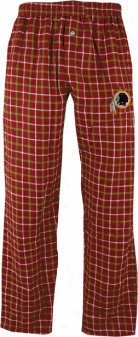 Washington Redskinq Match-up Flannel Pants