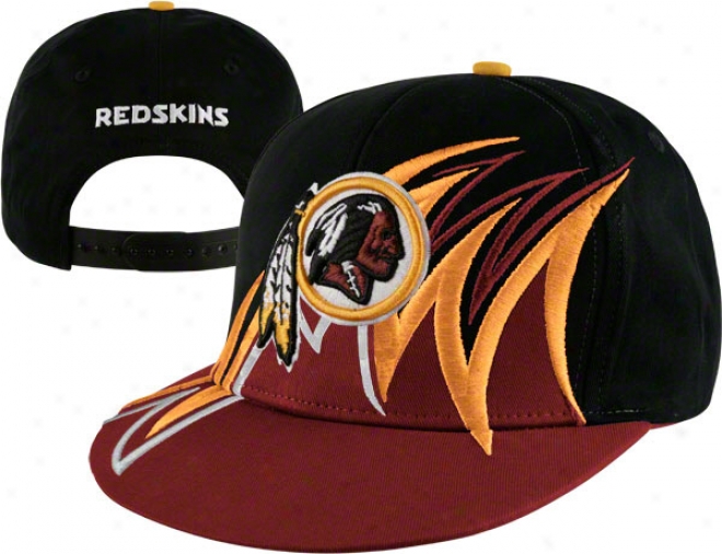 Washington Redwkins Nfl Slash Snapback Hat