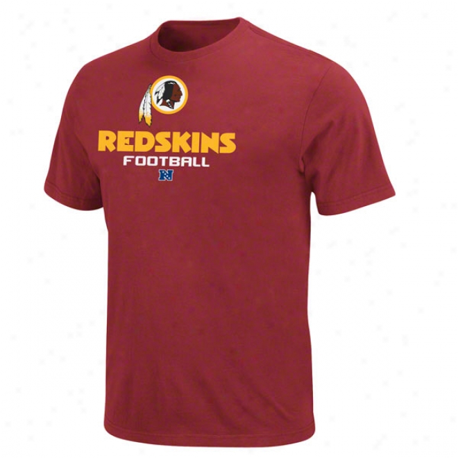 Washington Redskins Red Critical Victory V T-shirt