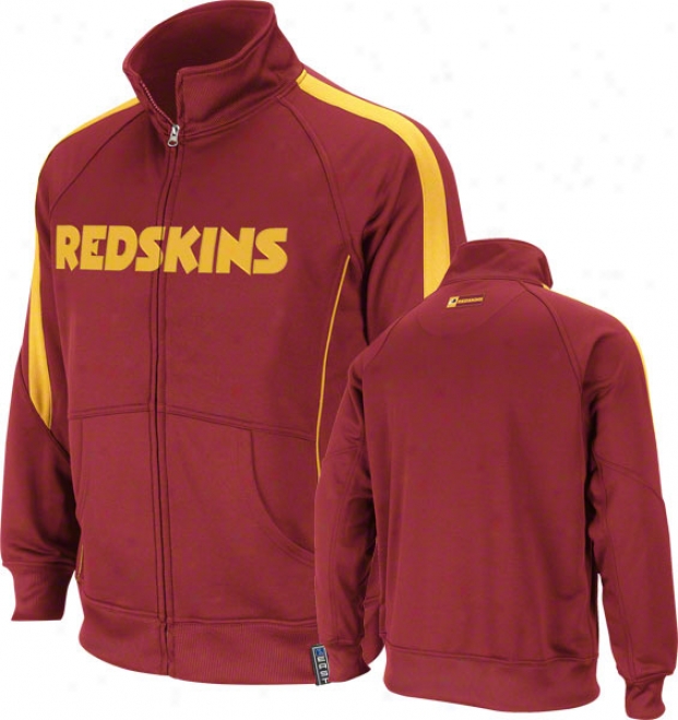 Washington Redskins Red Tailgate Time Track Jacket