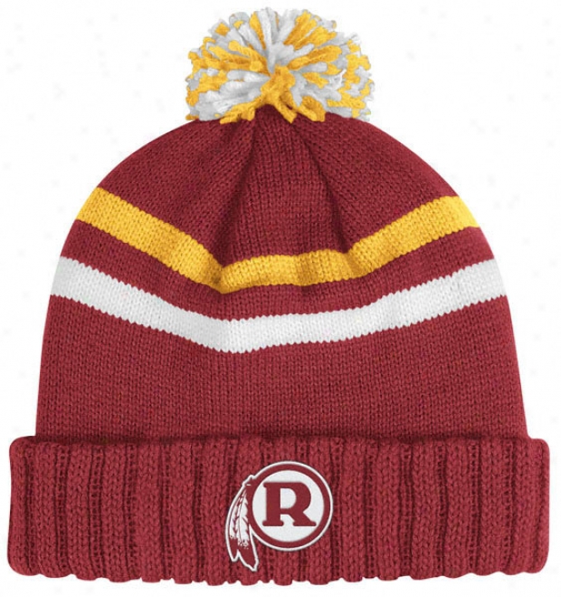 Wasjington Redskins Retro Cuffed Knit Hat
