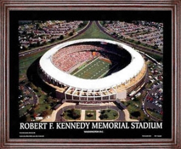 Washington Redskins - Rfk Stadium - Framed 26x32 Aerial Photograph