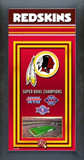 Washington Redskins Super Bowl Framed Team Championship Series