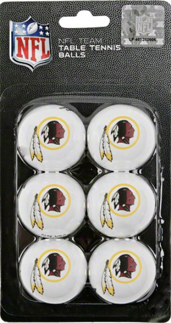 Washington Redskins Table Tennis Balls