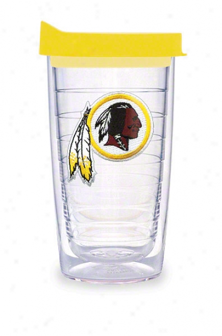 Washington Redskins Tedvis Tumbler 16 Oz Cup W/ Lid