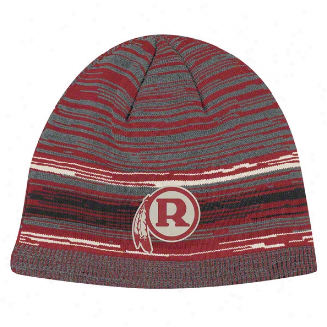 Washington Redskins Throwback Knit Hat: Vintage Classic Uncuffed Knit Hat