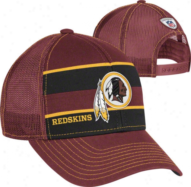 Washington Redskins Women's Cardinal's office: 2011 Player Hook Trucker Adjustable Hat