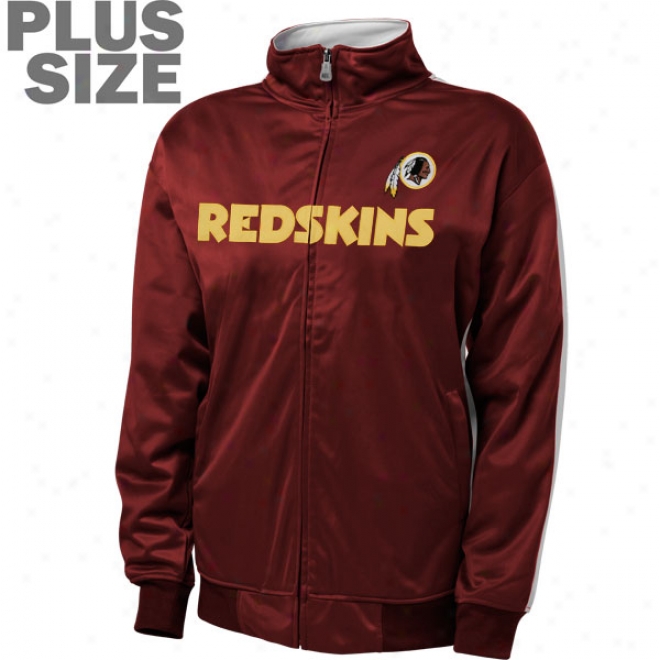 Washington Redskins Women's Plus Size Full-zip Track Jacket