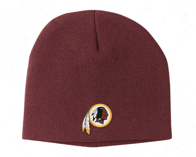 Washington Redskins Youth/kids Uncuffed Knit Hat