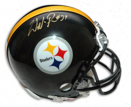 Willie Parker Pittsburgh Steelers Autographed Mini Helmet