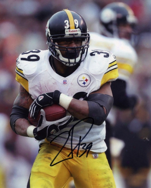 Willie Parker Pittsburgh Stewlers - Protecting The Ball - 8x10 Autographed Photograph