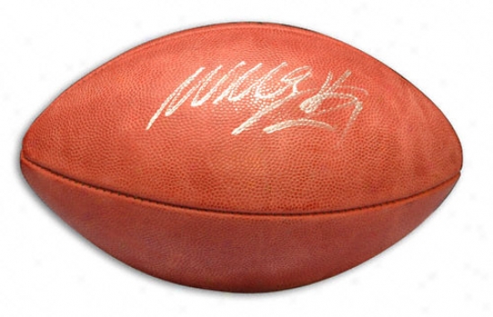 Willis Mcgahee Autographed Football