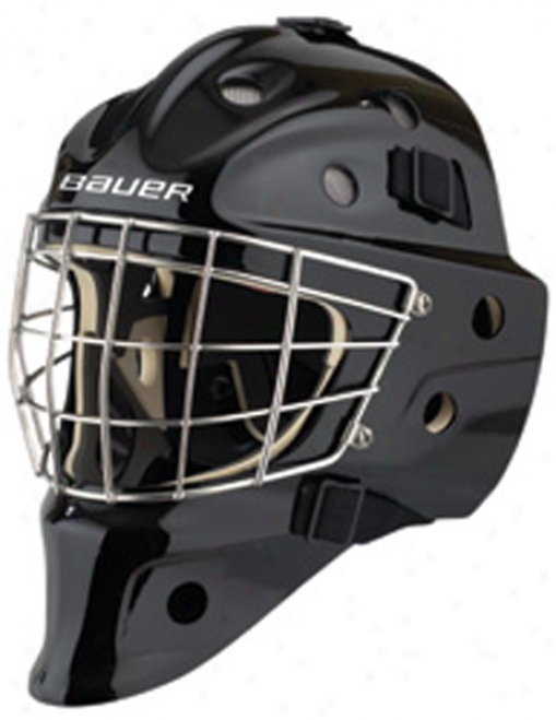 Bauer Nme 9 Pro Titanium Goaloe Mask - Certifieed