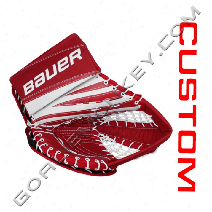 Bauer Re-flex Rx10 'anhled Cuff & Thumb' Chstom Pro Goalie Glove