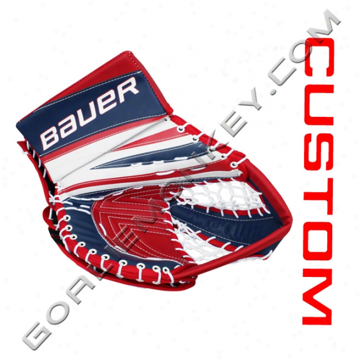 Bauer Re-flex Rx10 'finnish Style' Cystom Pro Goalie Glove