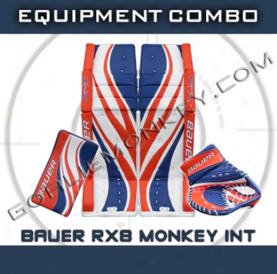 Bauer Re-flex Rx8 Monkey Special Edition Int. Goalie Equipment Combo