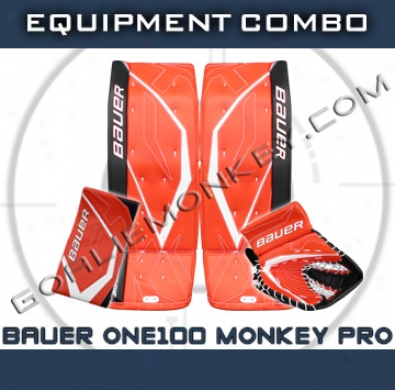 Bauer Supreme One100 Monkey Se Pro Goalie Equipmeny Combo