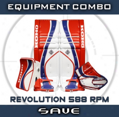 Koho Revolution 588 Rpm Pro Goalie Accoutrement Conbo