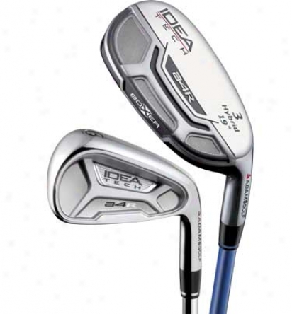 Adams Idea Tech A4-r 4h, 5pw, Gw Hybrid Combo Iron Set With Graphite Shafts