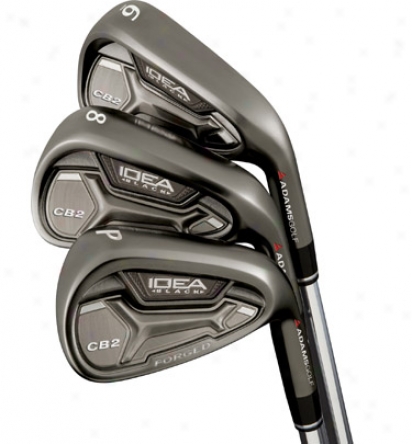 Adams Pro Black Cb2 Iron Set 4-gw With Graphite Shafts