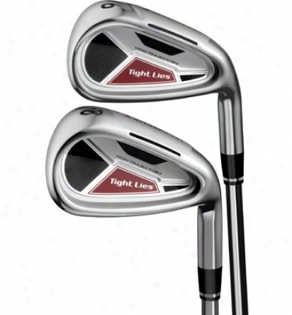 Adams Senior Tight Lies 1208 4-pw, Gw Iron Set With Graphite Shafts