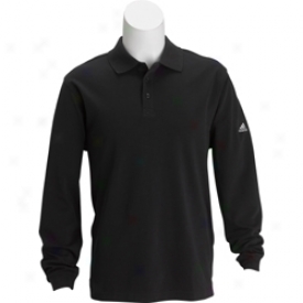 Adidas Climalite Long Sleeve Stretch Stimulate Polo