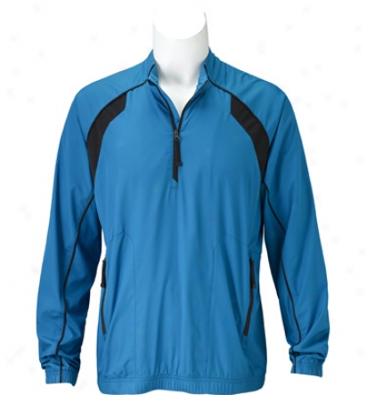 Adidas Mens Climaproof Wind Half-zip Stretch Jacket