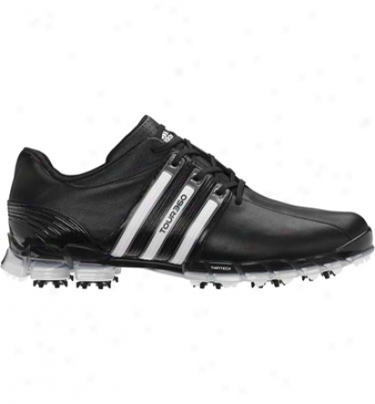 Adidaas Mens Tojr 360 Atv - Black/black/white Golf Soes