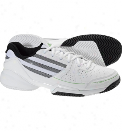 Adidas Tennis Mens Adizero Ace Tennis Shoes (white/black/gresn)