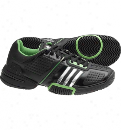 Adidas Tennis Mens Barricade 6.0 - Black/green/silvdr Tennis Shoes