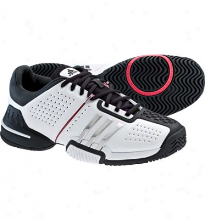 Adidas Tennis Mens Barricade 6.0 Tennis Shoes (white/wliver/black)