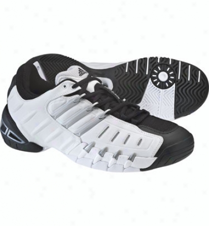 Adidas Tennis Mens Barricade Ii Tennis Shoes (black/silver/white)