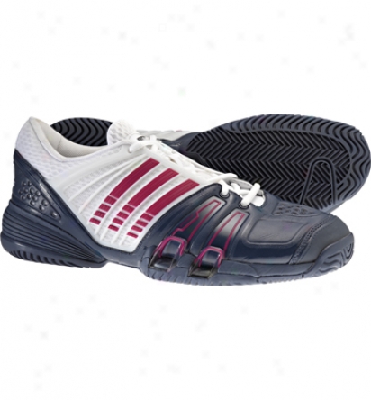 Adidas Tennis Mens Climacool Genius Ii Tennis Shoes (blue/white/pink)