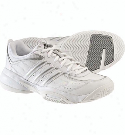 Adidas Tennis Womens Court Ace Tennis Shoes (white/silver)