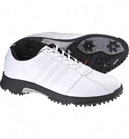 Adidas Womens Adicomfort 2 Z - White/white/metallic Silver Golf Shoes