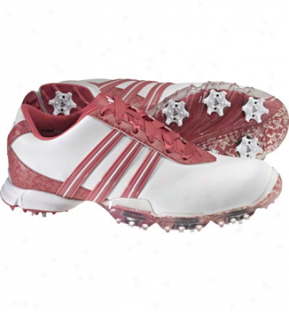 Adidas Womens Signature Paula Golf Shoes (white/cameron/cameron)