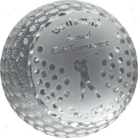Allstar Awards L0go Crystal Golf Dance Award Medium