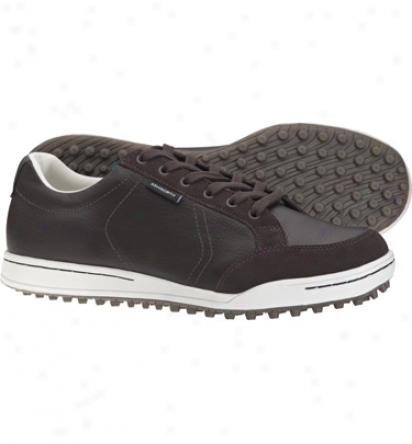 Ashworth Mens Cardiff - hCocolate/white Golf Shoes