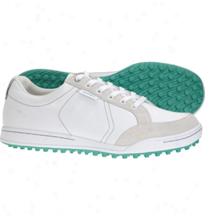 Ashworth Mens Cardiff - White/green Golf Shoes