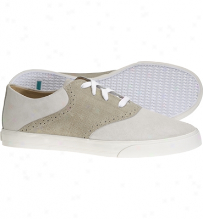 Ashworth Mens Leucadia - White/champagne Cawual Shoes